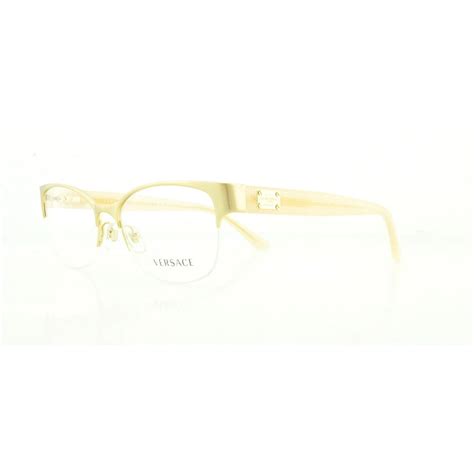 versace gold trim glasses|clear and gold versace glasses.